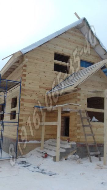 Окосячка окон и проемов в процессе постройки дома